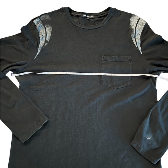 JAMES PERSE MENS BLACK LONG SLEEVE T-SHIRT SIZE LARGE (3) PACIFIC WORLD OF MUSIC - Picture 5 of 8